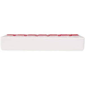 Cycle 7-day AM/PM multi-vitamin organiser, red