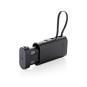 CycleCell 10,000 mah removable battery powerbank, black