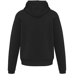 Danali unisex interlock sports hoodie, solid black