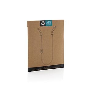 Datalock RCS recycled 60W hacking protection cable, black