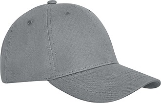 Davis 6 panel cap, grey