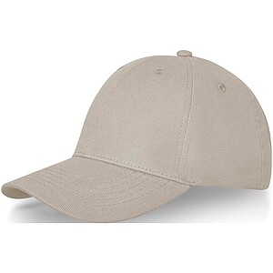 Davis 6 panel cap, oatmeal
