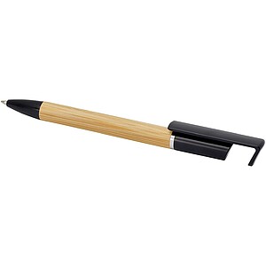 Delfina phone holder pen, solid black