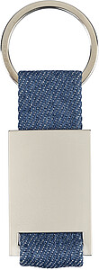Denim keychain Ori, blue