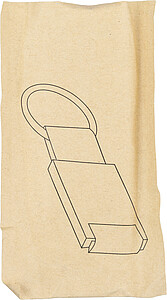 Denim keychain Ori, blue