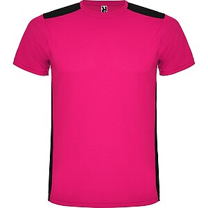 Detroit short sleeve kids sports t-shirt, dark pink, size 4