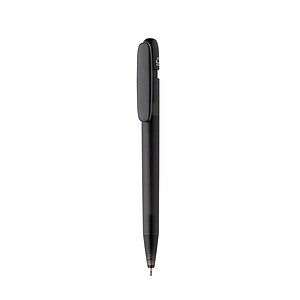 Devin GRS certified RABS pen transparent, black