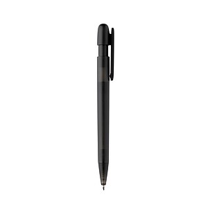 Devin GRS certified RABS pen transparent, black