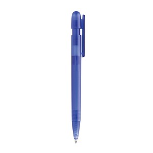 Devin GRS certified RABS pen transparent, blue