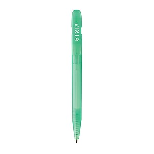 Devin GRS certified RABS pen transparent, green