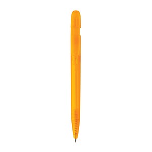 Devin GRS certified RABS pen transparent, orange