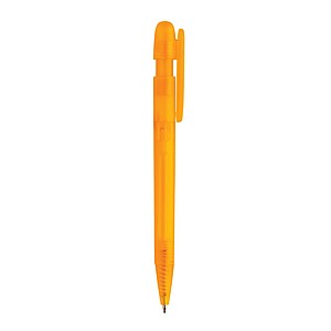 Devin GRS certified RABS pen transparent, orange
