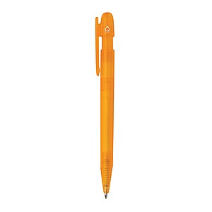 Devin GRS certified RABS pen transparent, orange