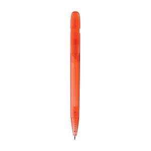 Devin GRS certified RABS pen transparent, red