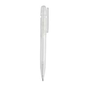Devin GRS certified RABS pen transparent, white