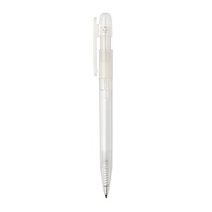 Devin GRS certified RABS pen transparent, white