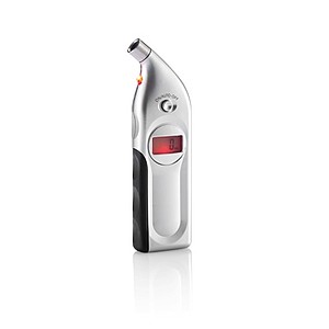 Digital tire gauge, silver