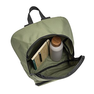 Dillon AWARE™ RPET foldable classic backpack, green