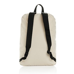 Dillon AWARE™ RPET foldable classic backpack, off white
