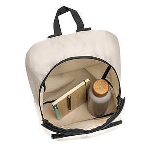 Dillon AWARE™ RPET foldable classic backpack, off white