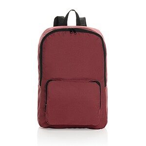 Dillon AWARE™ RPET foldable classic backpack, red