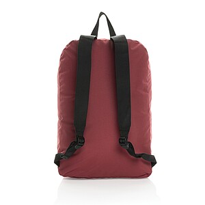 Dillon AWARE™ RPET foldable classic backpack, red
