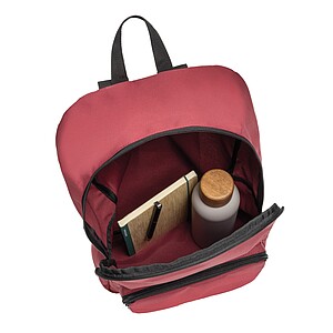 Dillon AWARE™ RPET foldable classic backpack, red