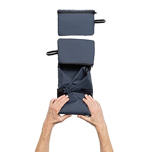 Dillon AWARE™ RPET foldable sports bag, navy