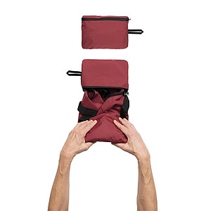 Dillon AWARE™ RPET foldable sports bag, red