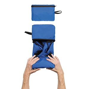 Dillon AWARE™ RPET foldable sports bag, royal blue