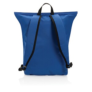 Dillon AWARE™ RPET lightweight foldable backpack, royal blue