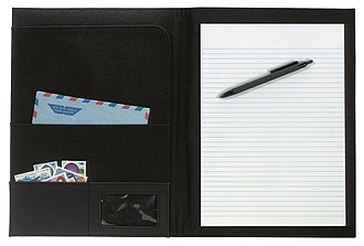 DIN A4 conference portfolio "Event" with pad,colour black
