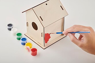 DIY wooden bird house kit