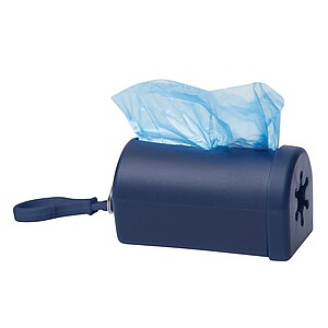 Dog waste bag dispenser, navy blue
