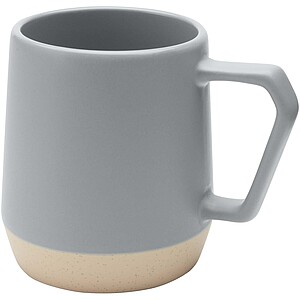 Dolce 300 ml ceramic mug with matt finish, grey