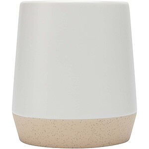 Dolce 300 ml ceramic mug with matt finish, white