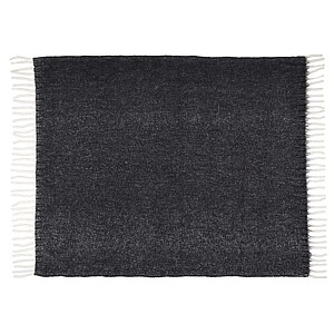 Dolly GRS recycled blanket, solid black