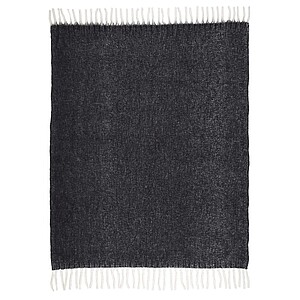 Dolly GRS recycled blanket, solid black