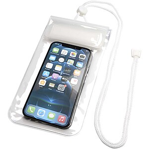 Dombay waterproof phone pouch size L, white