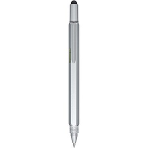 Dora recycled aluminium multifunctional pen, silver