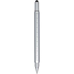Dora recycled aluminium multifunctional pen, silver