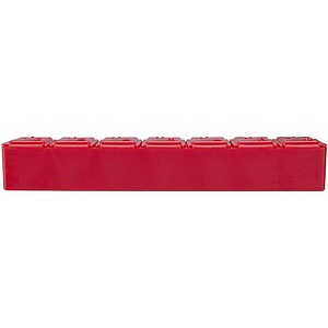 Dose 7-day multi-vitamin organiser, red