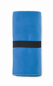Double sided microfibre towel, blue