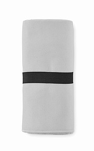 Double sided microfibre towel, grey