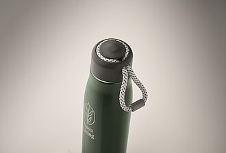 Double wall bottle 500 ml, dark green