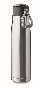 Double wall bottle 500 ml, matt silver