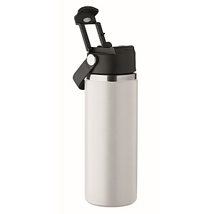 Double wall bottle 500 ml, white