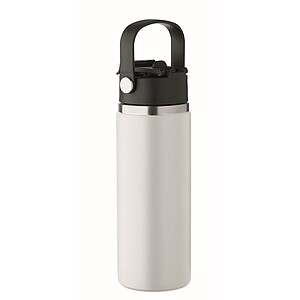 Double wall bottle 500 ml, white
