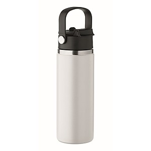 Double wall bottle 500 ml, white
