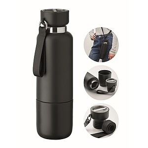 Double wall bottle 500ml, black